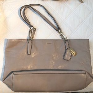 Gray Coach Bag